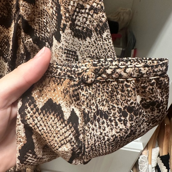 H&M Snake Print Dress with Tie Waist - Picture 5 of 6